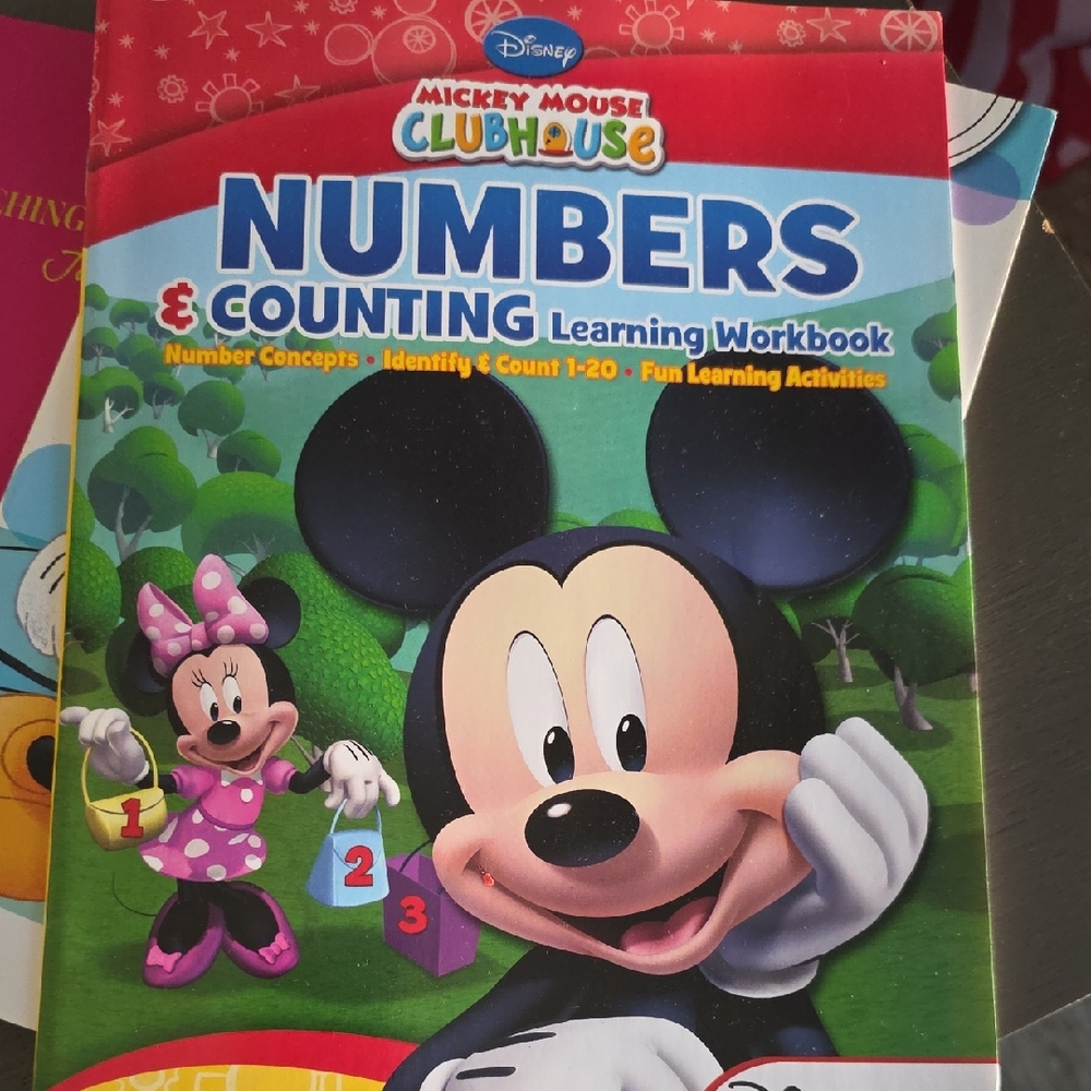 Disney Red and Black Mickey Mouse Learning Toy